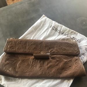 BCBG Max Azria leather clutch